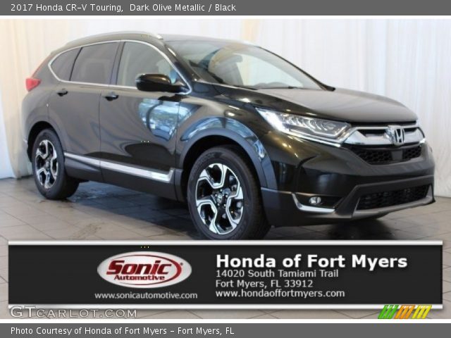 2017 Honda CR-V Touring in Dark Olive Metallic