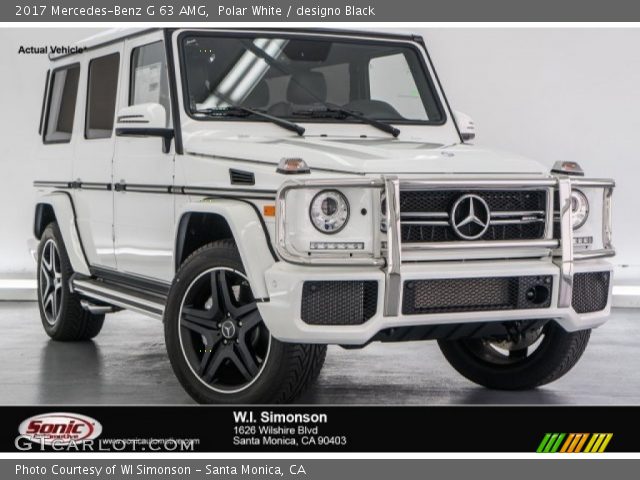 2017 Mercedes-Benz G 63 AMG in Polar White