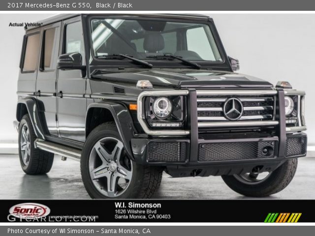 2017 Mercedes-Benz G 550 in Black