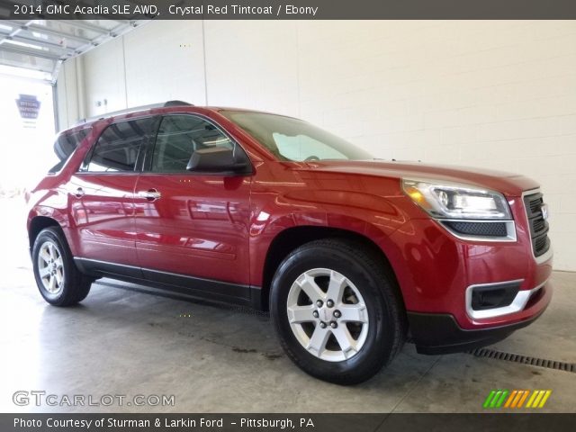 2014 GMC Acadia SLE AWD in Crystal Red Tintcoat
