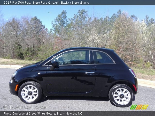 2017 Fiat 500 Pop in Nero Puro (Straight Black)