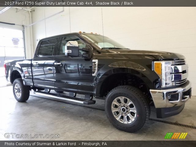2017 Ford F250 Super Duty Lariat Crew Cab 4x4 in Shadow Black