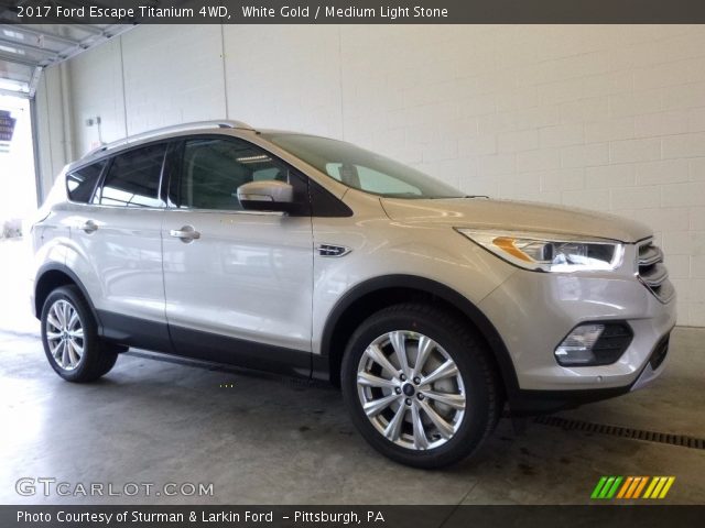 2017 Ford Escape Titanium 4WD in White Gold