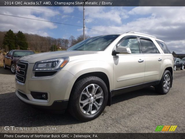 2014 GMC Acadia SLT AWD in Champagne Silver Metallic