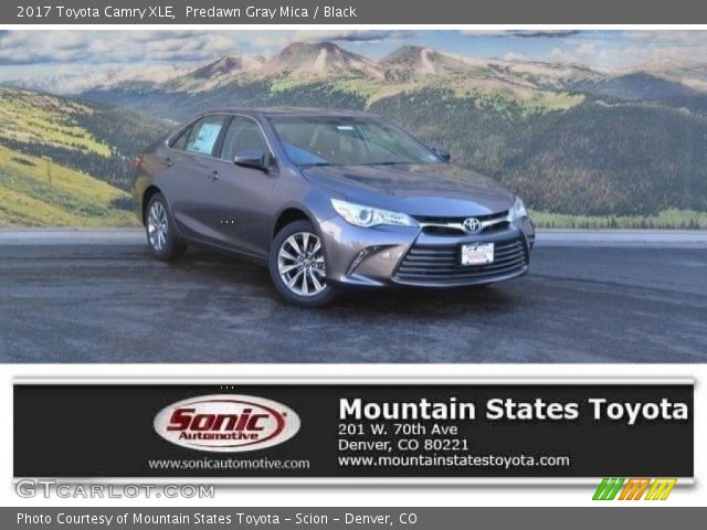 2017 Toyota Camry XLE in Predawn Gray Mica