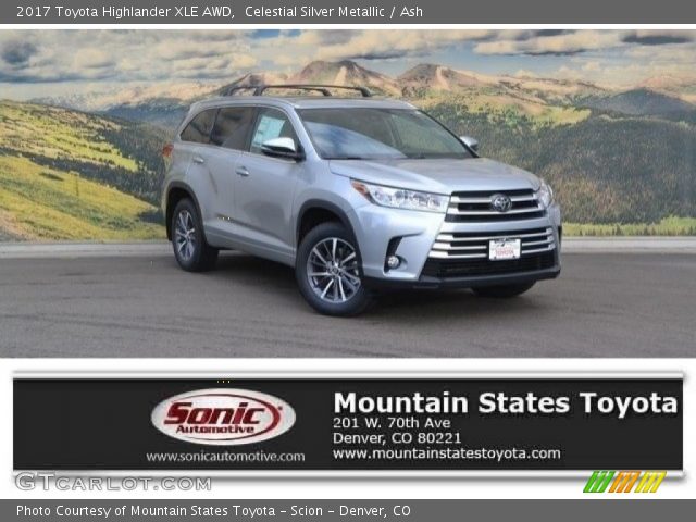 2017 Toyota Highlander XLE AWD in Celestial Silver Metallic