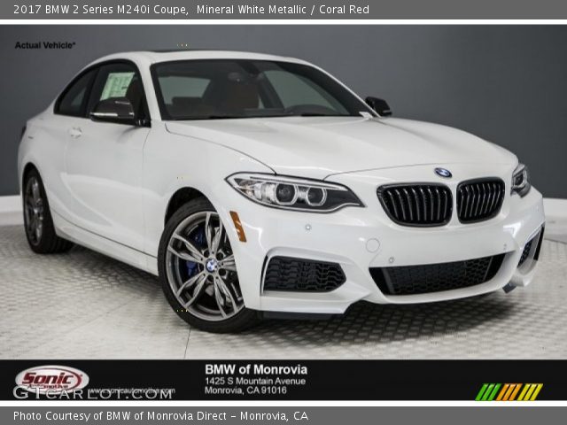 2017 BMW 2 Series M240i Coupe in Mineral White Metallic