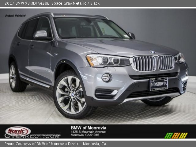 2017 BMW X3 sDrive28i in Space Gray Metallic