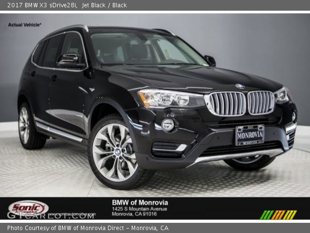 2017 BMW X3 sDrive28i in Jet Black