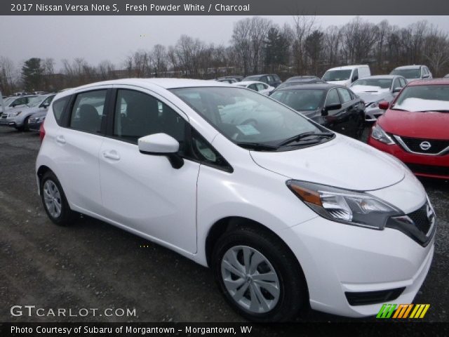 2017 Nissan Versa Note S in Fresh Powder White