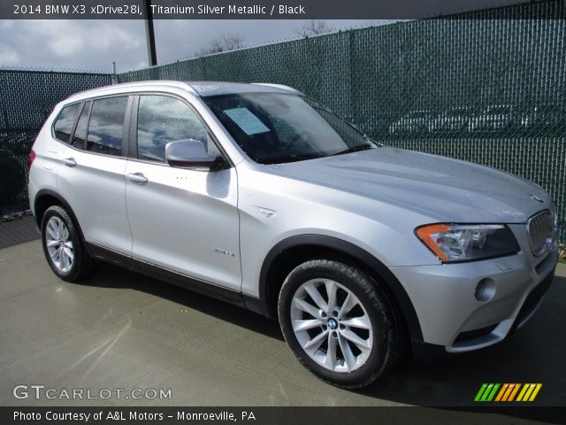2014 BMW X3 xDrive28i in Titanium Silver Metallic