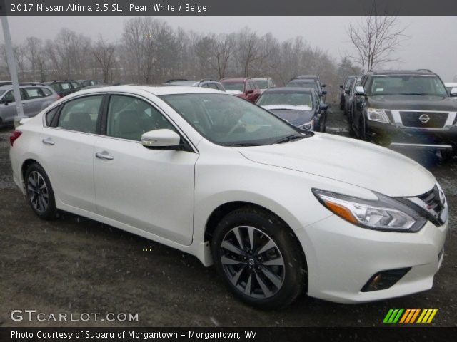 2017 Nissan Altima 2.5 SL in Pearl White