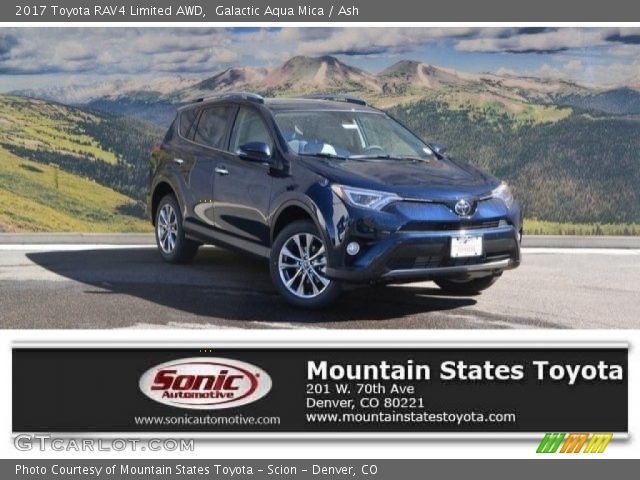 2017 Toyota RAV4 Limited AWD in Galactic Aqua Mica