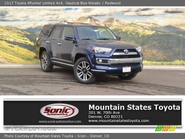 2017 Toyota 4Runner Limited 4x4 in Nautical Blue Metallic