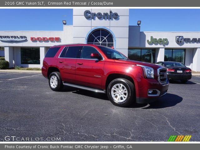 2016 GMC Yukon SLT in Crimson Red Tintcoat