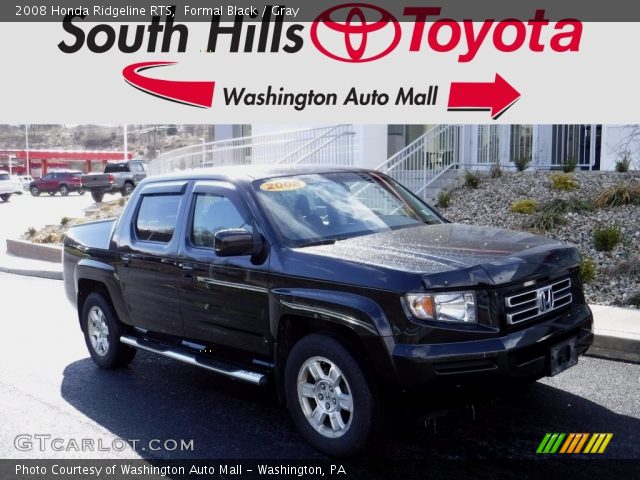 2008 Honda Ridgeline RTS in Formal Black