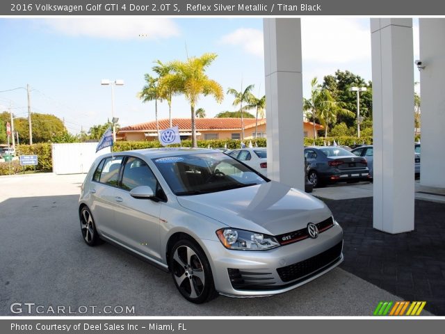 2016 Volkswagen Golf GTI 4 Door 2.0T S in Reflex Silver Metallic