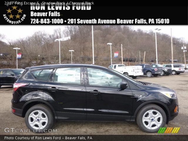 2017 Ford Escape S in Shadow Black
