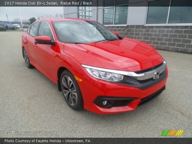 2017 Honda Civic EX-L Sedan in Rallye Red