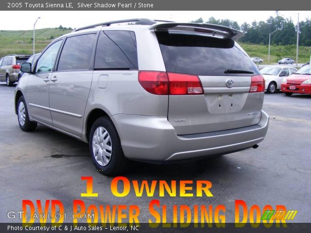 2005 Toyota Sienna LE in Silver Shadow Pearl