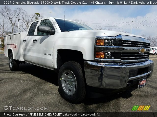 2017 Chevrolet Silverado 2500HD Work Truck Double Cab 4x4 Chassis in Summit White