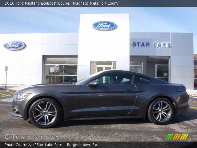 2016 Ford Mustang EcoBoost Coupe in Magnetic Metallic