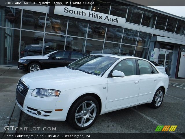 2007 Audi A4 2.0T quattro Sedan in Ibis White