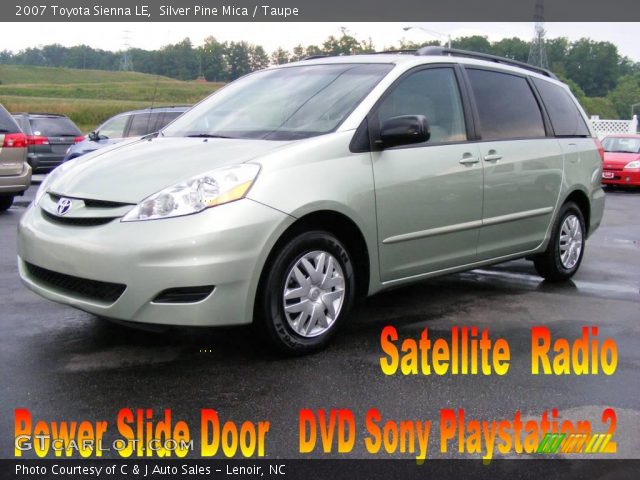 2007 Toyota Sienna LE in Silver Pine Mica