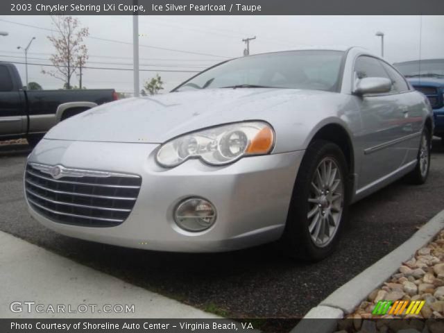 2003 Chrysler Sebring LXi Coupe in Ice Silver Pearlcoat
