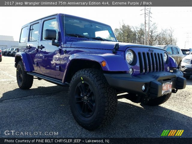 2017 Jeep Wrangler Unlimited 75th Anniversary Edition 4x4 in Extreme Purple