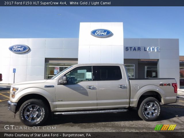2017 Ford F150 XLT SuperCrew 4x4 in White Gold