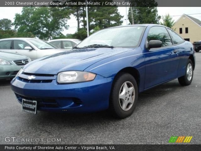 2003 Chevrolet Cavalier Coupe in Arrival Blue Metallic