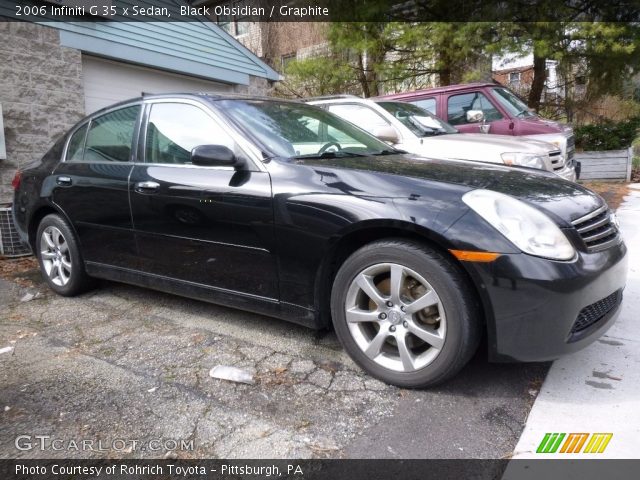 2006 Infiniti G 35 x Sedan in Black Obsidian