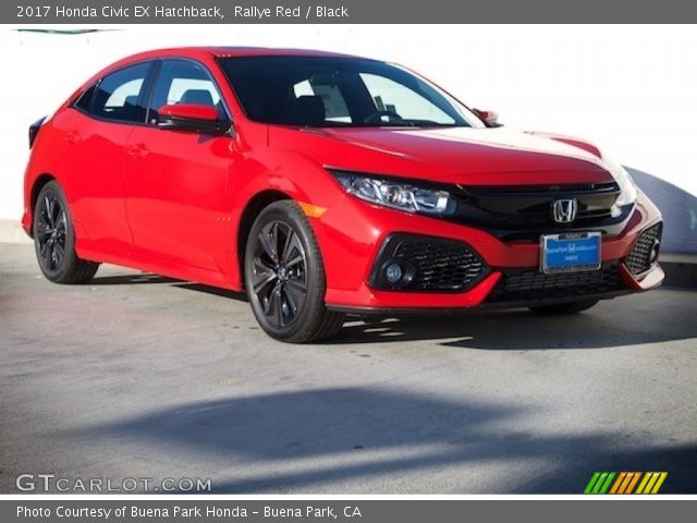 2017 Honda Civic EX Hatchback in Rallye Red