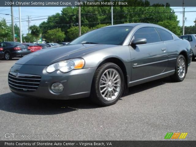 2004 Chrysler Sebring Limited Coupe in Dark Titanium Metallic