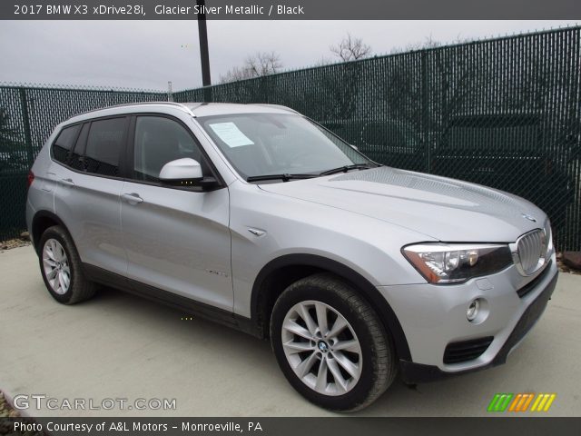 2017 BMW X3 xDrive28i in Glacier Silver Metallic