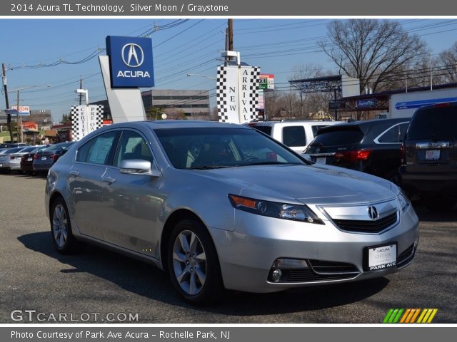 2014 Acura TL Technology in Silver Moon
