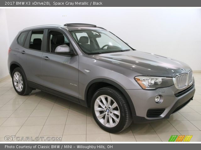 2017 BMW X3 xDrive28i in Space Gray Metallic