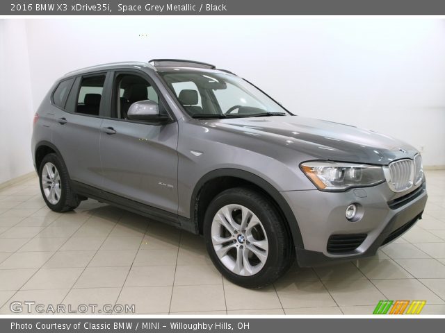 2016 BMW X3 xDrive35i in Space Grey Metallic