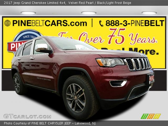 2017 Jeep Grand Cherokee Limited 4x4 in Velvet Red Pearl