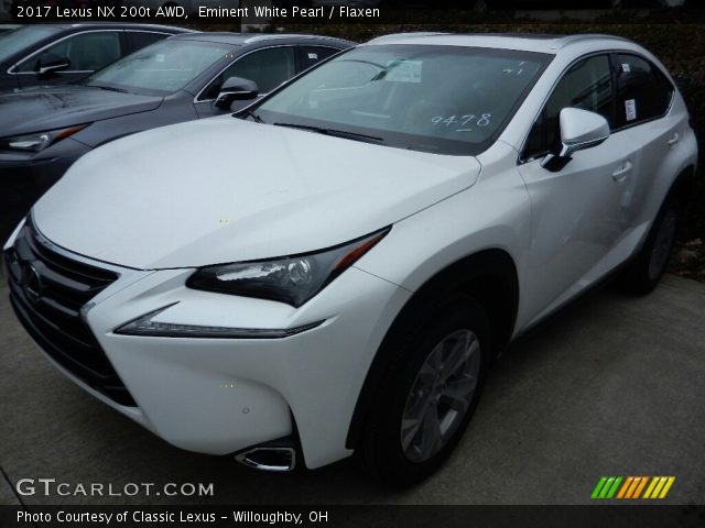 2017 Lexus NX 200t AWD in Eminent White Pearl