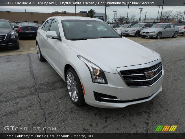 2017 Cadillac ATS Luxury AWD in Crystal White Tricoat