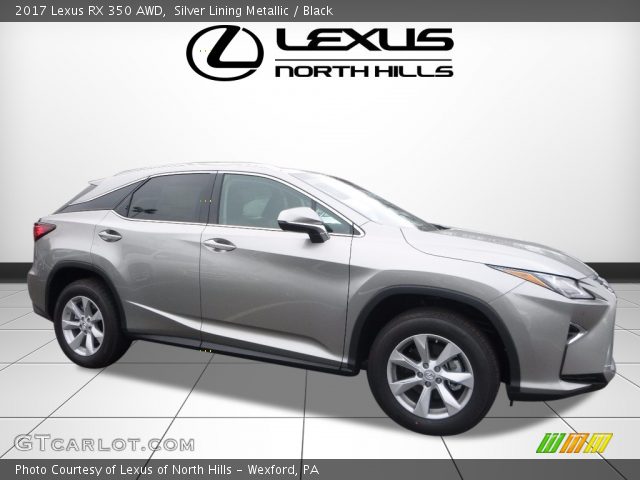 2017 Lexus RX 350 AWD in Silver Lining Metallic