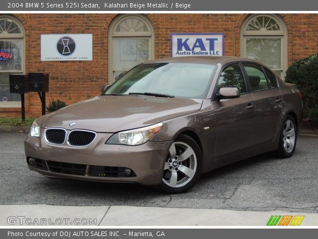 2004 BMW 5 Series 525i Sedan in Kalahari Beige Metallic