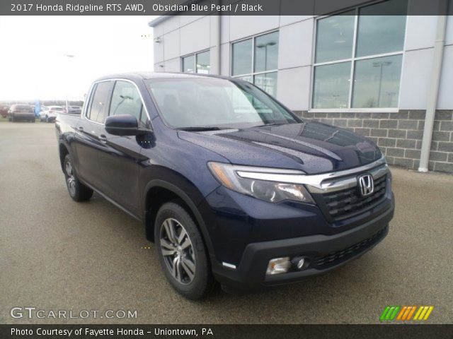 2017 Honda Ridgeline RTS AWD in Obsidian Blue Pearl