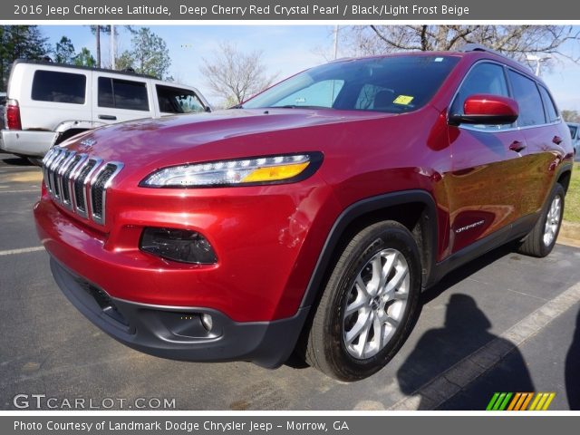 2016 Jeep Cherokee Latitude in Deep Cherry Red Crystal Pearl