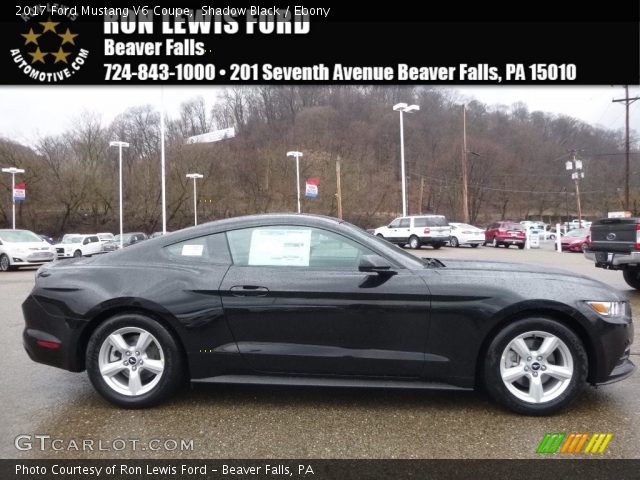 2017 Ford Mustang V6 Coupe in Shadow Black
