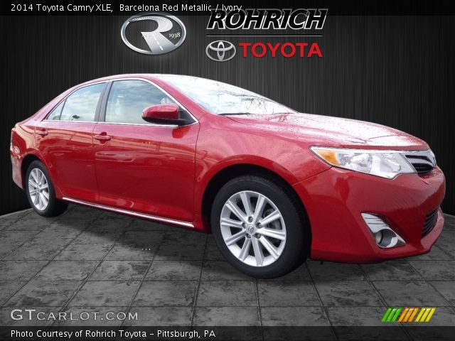 2014 Toyota Camry XLE in Barcelona Red Metallic