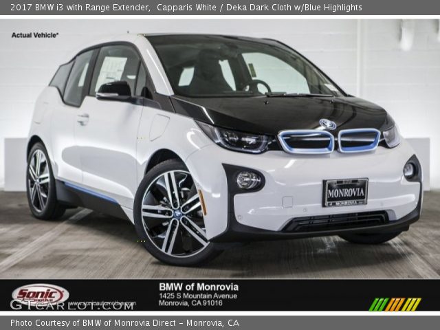 2017 BMW i3 with Range Extender in Capparis White