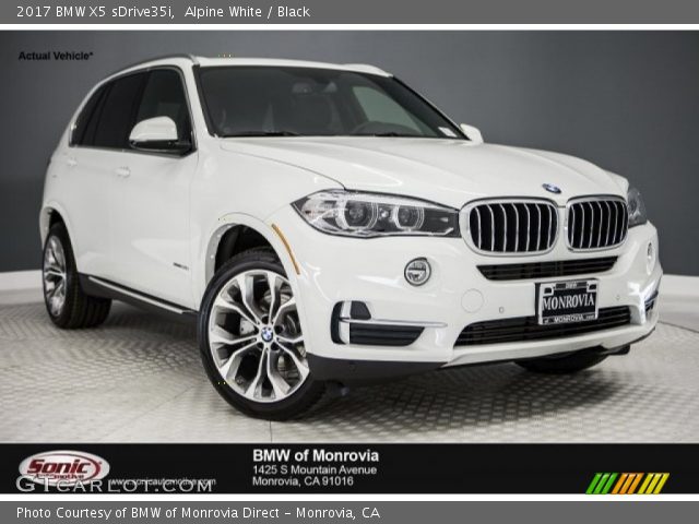 2017 BMW X5 sDrive35i in Alpine White